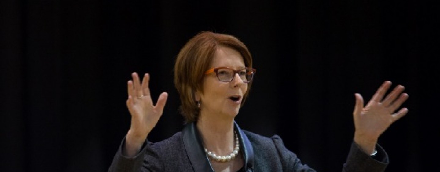 Julia Gillard knifed the budget as well