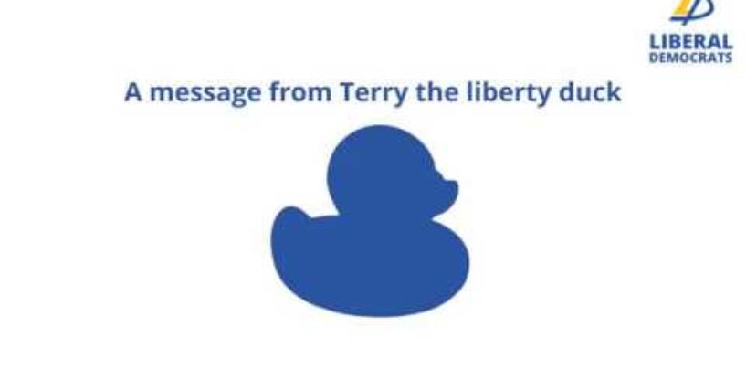 A message from Terry the liberty duck