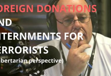 ABC Radio Brisbane: Foreign Donations & Internments for Terrorists